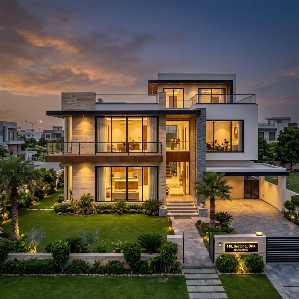 Luxury villa interior