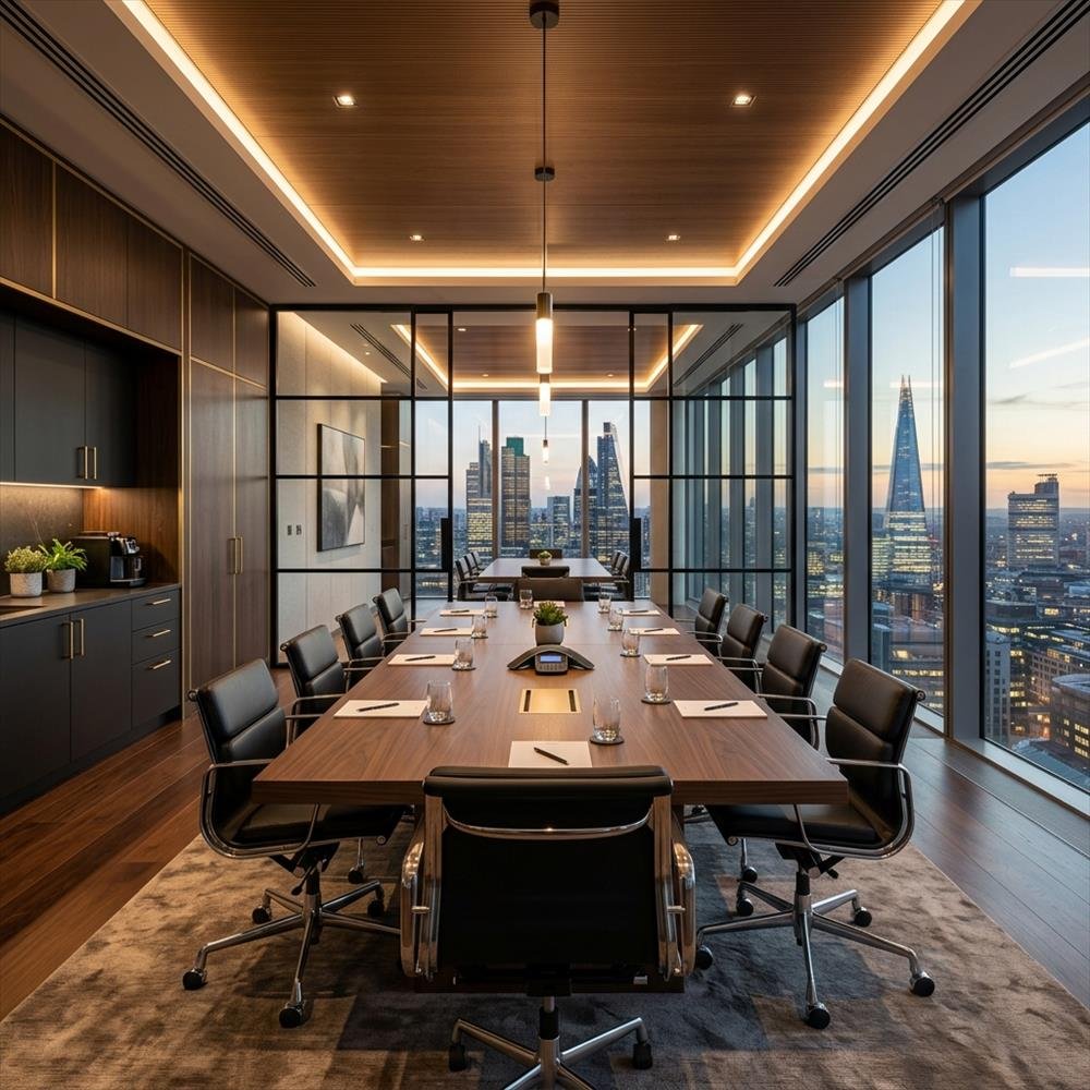 Corporate office lobby